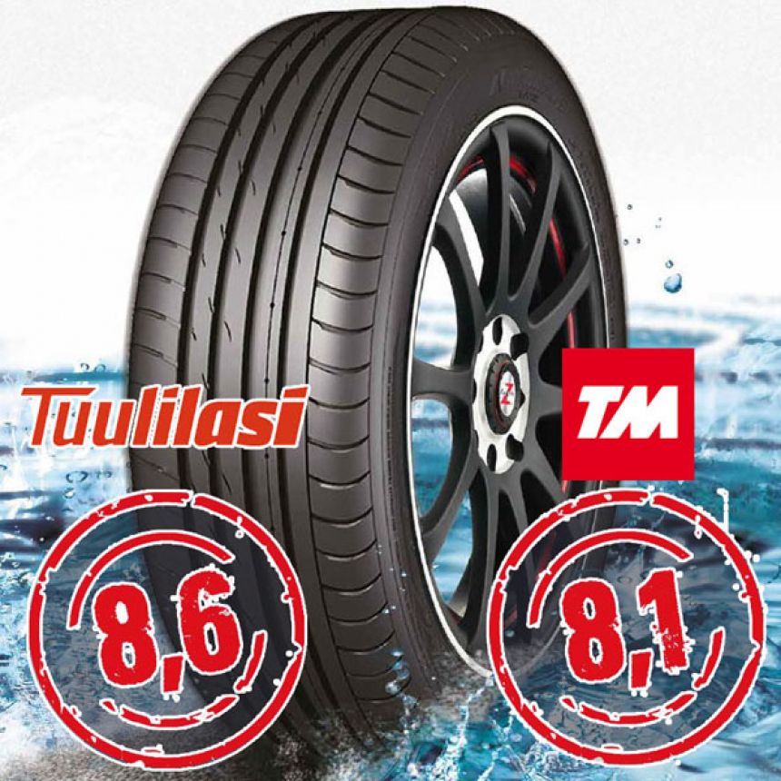Sportnex AS-2+ TM- ja Tuulilasi-testimenestys 245/30-20 Y